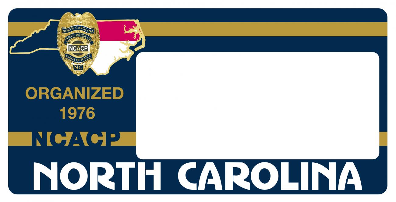 NCACP LIcense plate